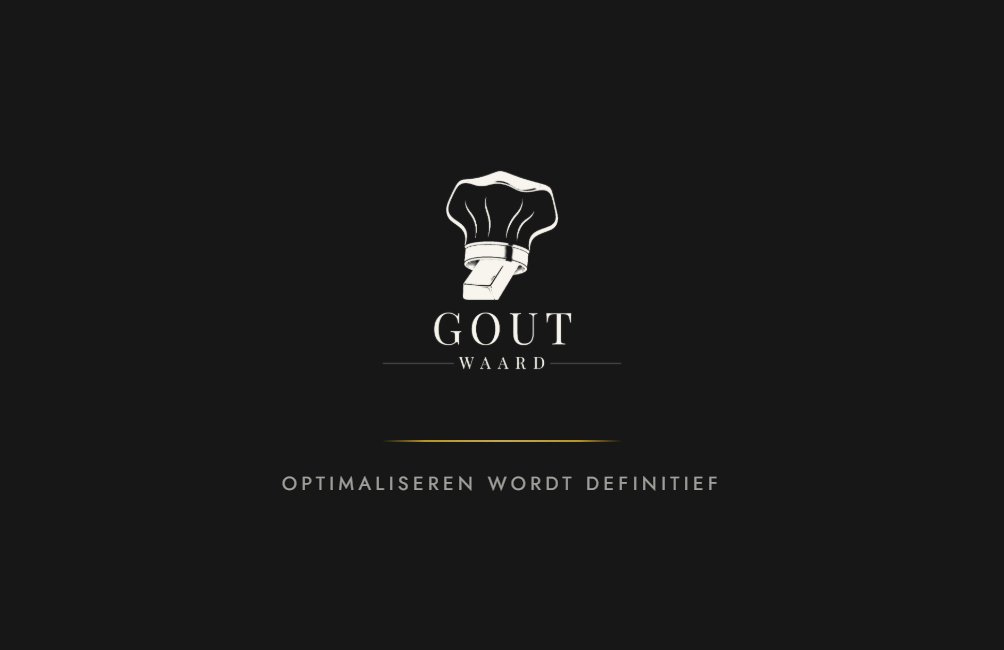 Visitekaartje achterkant voor Gout Waard
