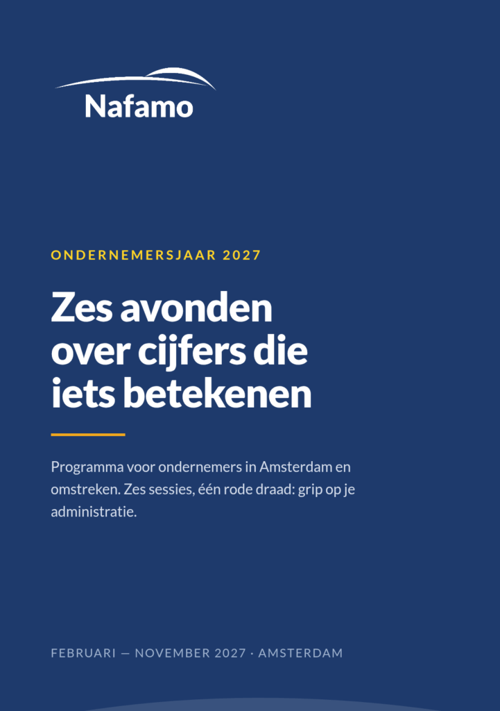 Boekje omslag voor Nafamo