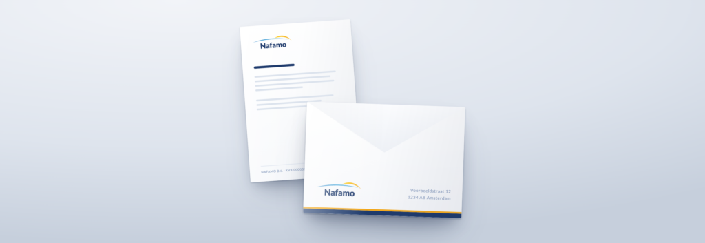 Briefpapier van Nafamo