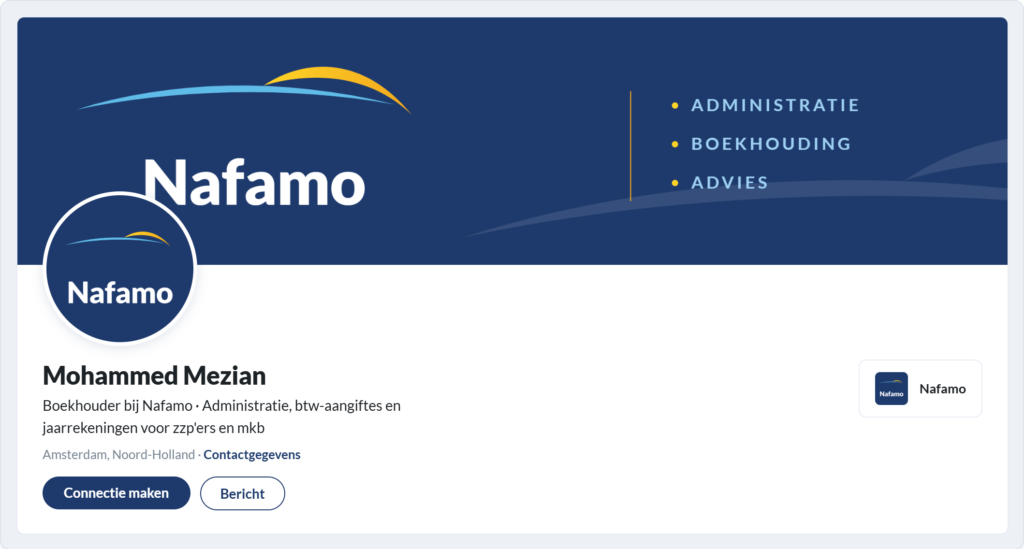 Social media van Nafamo