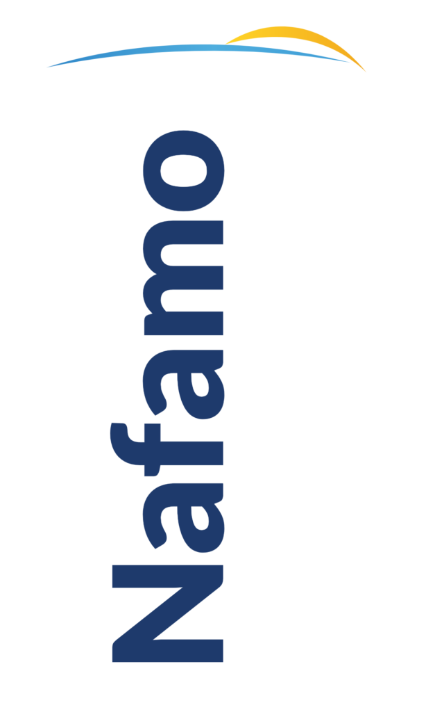 Vastgelegde logoversies van Nafamo