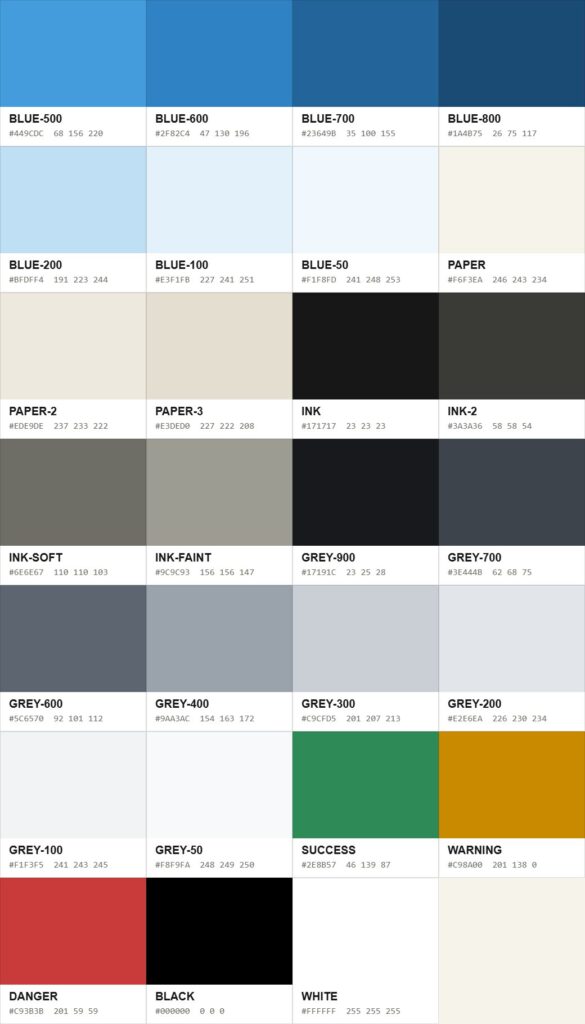 Kleuren en lettertypes voor Atlantic Slagerij