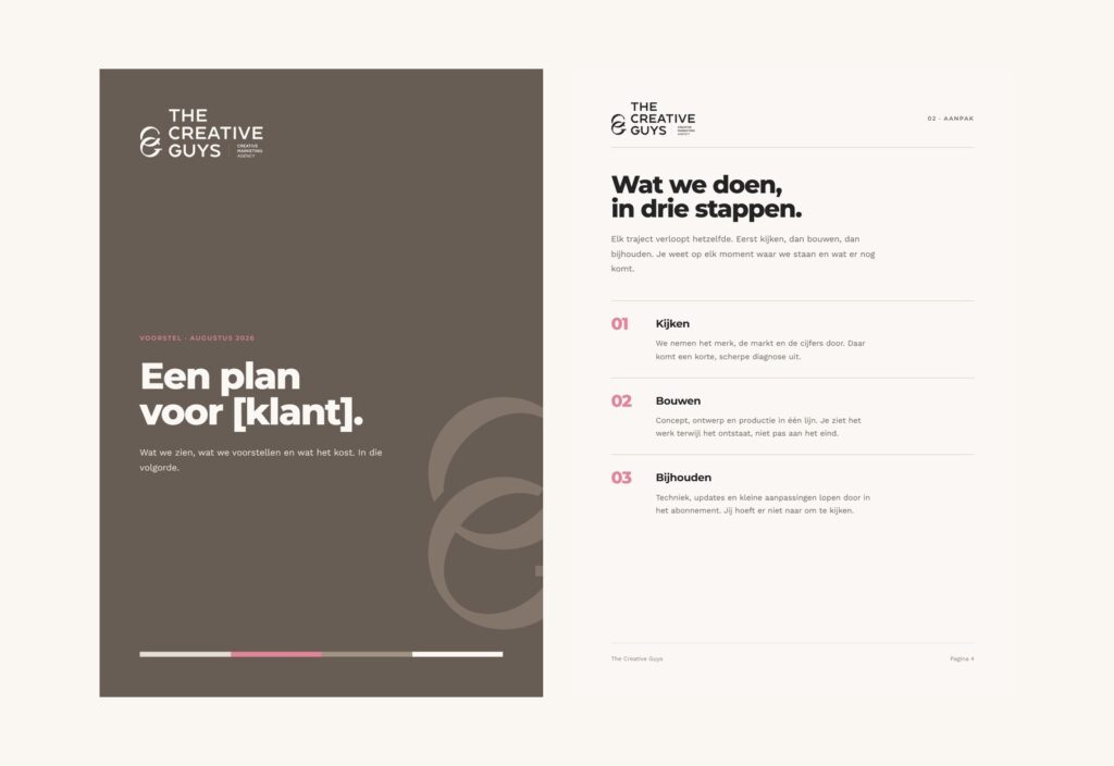 Document voor The Creative Guys