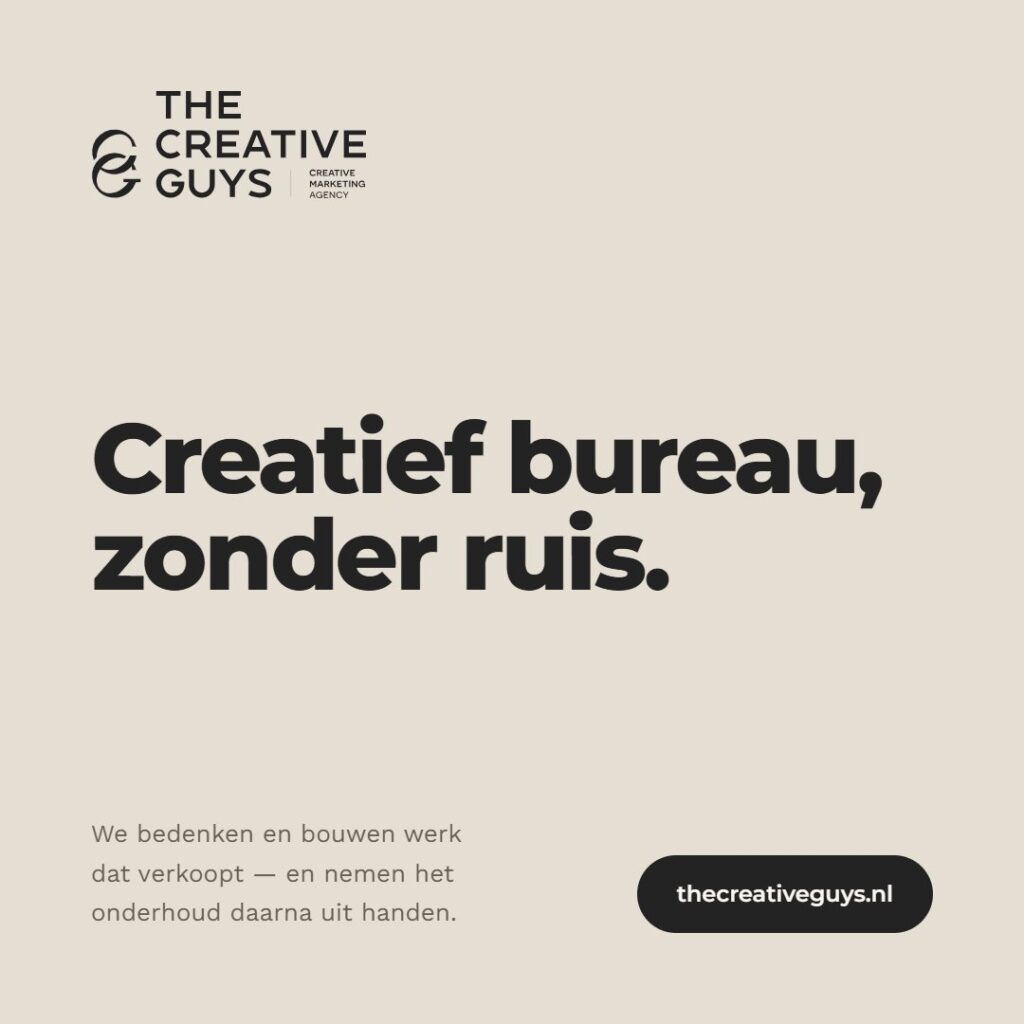 Social post voor The Creative Guys