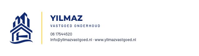 E-mailhandtekening voor Yilmaz Cleaning Service